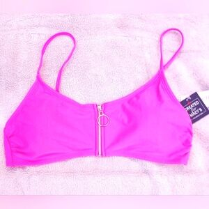 ***Cute Womens Hot Pink Swimtop